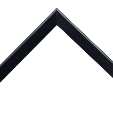 Matte Black frame corner