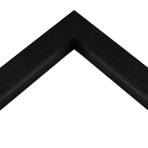 Matte Black frame corner